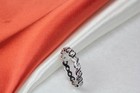 Hypoallergenic Sterling Silver 925 Thin Braided Brand New Eternity Ring