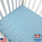 Brandream 3 Piece Baby Crib Bedding Set For Boys - 100  Cotton - Newborn  Inf