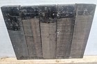 Pack Of 5  Gaboon Ebony Acoustic electric Guitar Bridge Blanks 8  X 2  X 1 2 