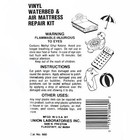 Union Laboratories Boxer Adhesives - Vinyl Waterbed   Air Mattress Repair Kit
