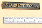 Starrett No c604re-6   6    Long Spring-tempered  Steel Rule W inch Grad  Usa Made