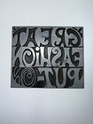 Vintage Metal Letterpress Print Press Plate Great Fashion Put-on