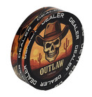 3  Amazing Acrylic Poker Table Dealer Button - Dealer Accessories