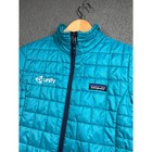 Patagonia Nano Puff Womens Quilted Down Insulated Jacket Teal Logo Size S