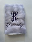 Embroidered Burp Cloths Monogrammed Personalized Baby Girl  