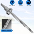 Ballscrew Sfu1204 Sfu1605 04 10 Sfu2005 Sfu2505 250-2000mm With Ballscrew Nut