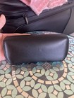 Celine Hard Leather Case For Glasses   Sunglasses Black With Cleaning Cloth