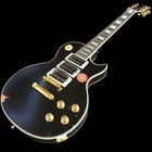 Factory Vintage Phenix Lp Electric Guitar Retro Black Custom Limited Heavy Aged