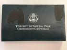 1999 Yellowstone Park Proof Silver Dollars Us Mint 2 Coin Set - Outer Box Damage