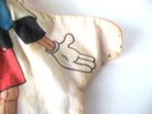     1950 s Vintage Walt Disney Pinocchio Hand Puppet Vinyl Head Vintage Japan