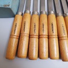Mini Micro Vintage Wood Woodcraft Set Of 12 Micro Turning Tools Chisels Gouge 7 