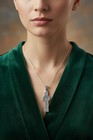 Irish Celtic Cross Necklace In Sterling Silver