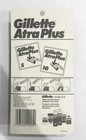 Vintage 1990 Brand New Gillette Atra Plus Metal Razor W  2 Cartridges Made In Us