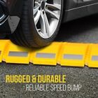 Pyle Portable Vehicle Traffic Speed Bump  9 8  Ft Heavy Duty - Yellow Pspd16