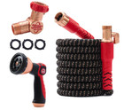 Pocket Hose Copper Head Expandable Garden Hose 50 Ft  With New 360   Pocket Pivot