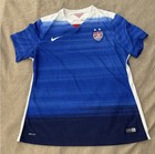 2015 Authentic Nike Team Usa World Cup Home Football Soccer Jersey Kit Size Xl