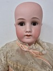 22  Antique German Bisque Head Doll Marked B 3 Composition Jointed Body 