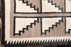 Antique Large Navajo Rug Textile Native American Indian 68x44 Weaving Vintage