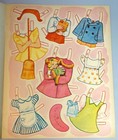Un-cut Paper Doll Book - Playhouse Dolls  Stephens Publishing 1949