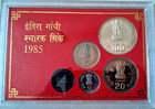 Indira Gandhi Commemorative Proof Set  1985  India