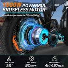 48v 1500w Snow E-bike Conversion Kit 20 24 26inch Brushless Rear Wheel Hub Motor