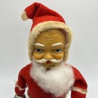 Vintage Santa Wind Up Mechanical  Ringing Bell Works