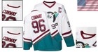 Breathable Mighty Ducks Long Sleeve Hockey Jersey - Perfect For Kids   Adults