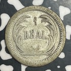 1878 Guatemala 1 Real Lot t2030 Silver 