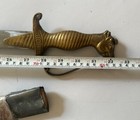 Brass Handmade Sword Sabre Saber Vintage Tulwar Handcrafted Rare Old Collectible