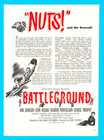 1950 Wwii Movie Advertisement Nuts Battle Of The Bulge Army Patton Bastogne