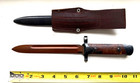 Wwii Italian M38 Carcano Bayonet   Scabbard   Leather Frog - Beauty