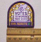 Girl Scout Votes For Women Fun Patch 100th Anniversary Suffrage Movement 2020
