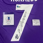 Real Madrid 2016 17 Away Shirt Signed By The Goat Cristiano Ronaldo Beckett Coa