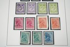 Liechtenstein 1912-1953 Collection Of 185 Stamps Mint   Used On Album Pages