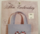 Cross Stitch Kit Janlynn Ribbon Embroidery  striped Heart Lil  Tote   00-171