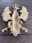 Eagle Spread Winged Claws Crown Figural Decorative Arts Hardware Element