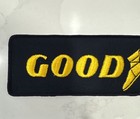 Vintage Goodyear Tires Large Embroidered Patch 2 7 8 x12 5  C1960 s-70 s