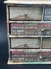 Vintage 90   s Jewelry Box Cats Office Storage Trinkets All Over Print Kitsch