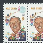 Walt Disney - Vintage Mint Set Of 4 Stamps 55 Years Old 