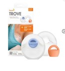 Boon Trove Silicone Manual Breast Pump 2-pack Hands Free Milk Collection