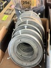 One 6  New Aluminum Gas Pump Globe Holder Base Screws Included N  O  S 