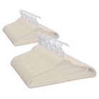 Non-slip Velvet Adult Hangers 100 Pack Slim Space Saving Clothes Organizer New