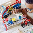 Melissa Doug Paw Patrol Match Build Mission Cruiser 35pc Wooden Tools Panels