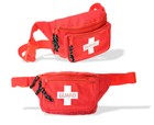 Dealmed Lifeguard Fanny Pack With Logo  E-z Zipper Design  3 Pockets  And Adjust