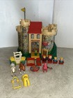 Vintage 1974 Fisher Price Little People Play Family Castle  993 Red King Queen