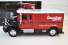 New Red Collectible Dunbar Armored Coin Bank Truck Model 1999 1 32 Diecast