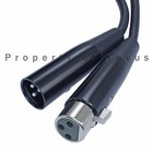 10 Pack 25ft Xlr 3pin Male Female Mic Microphone Audio Cord Shielded Cable 25 