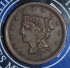 1851 Braided Hair Half Cent    y544