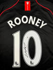  framed  Wayne Rooney Signed Manchester United Away Jersey Soccer  beckett Coa 