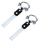2 Pcs Exhaust Hangers Muffler Hanger Swivel Tail Pipe Universal Exhaust